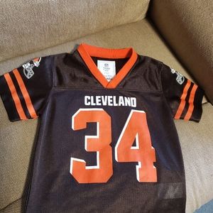 Kids 3t browns football Jersey shirt